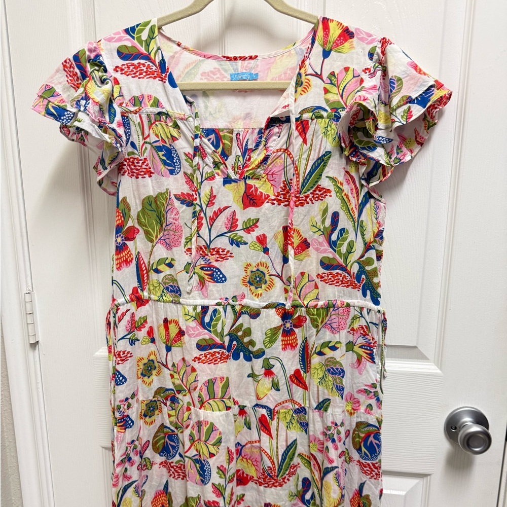 J. McLaughlin Tropical Floral Maxi Dress - Picture 2 of 12